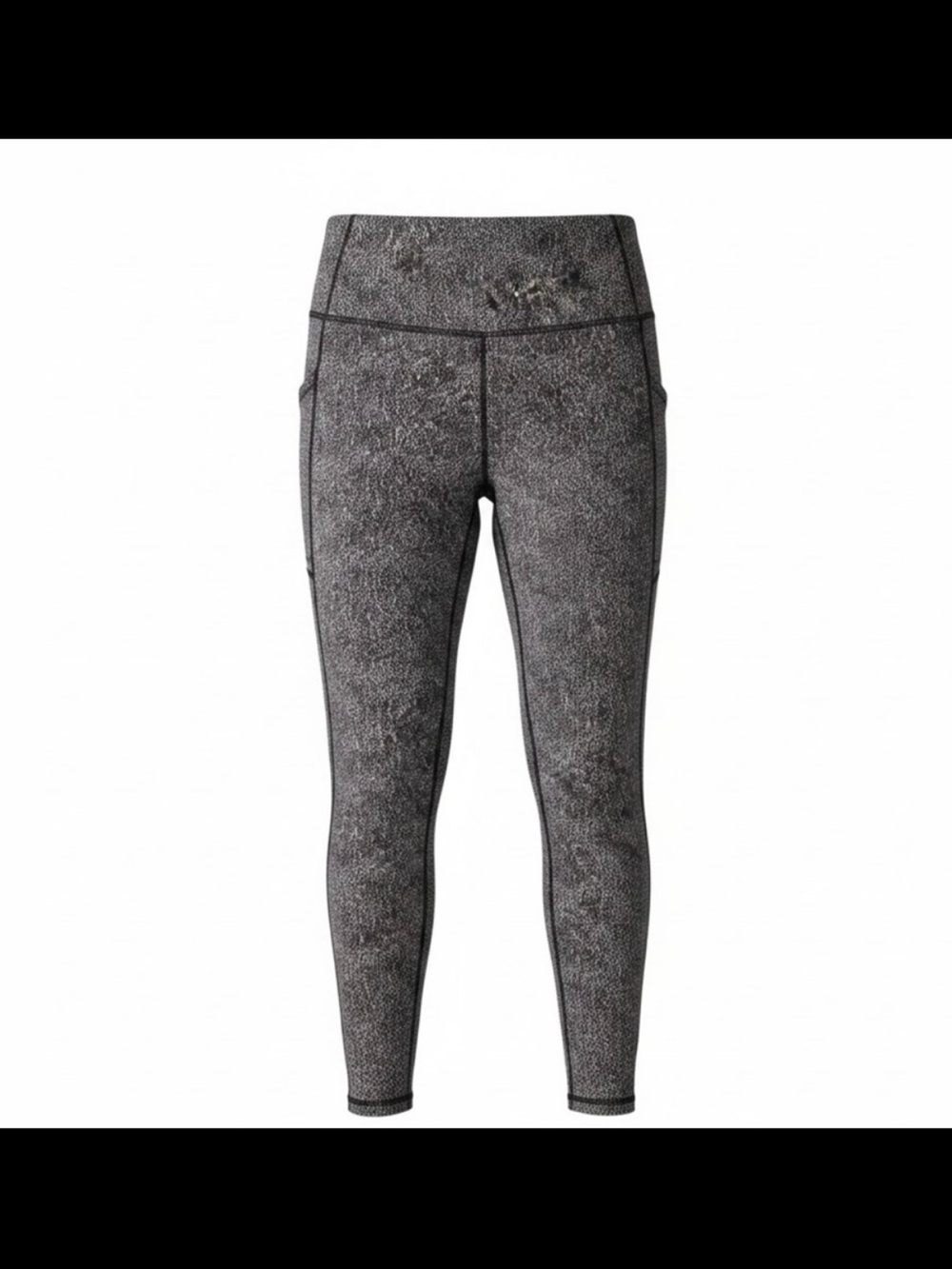 Glyder Textured High-Rise Performance Leggings - Gray